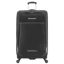 Duża walizka Saxoline Soft czarna 120l